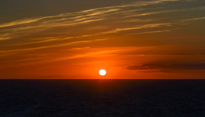 Sonnenuntergang am Meer