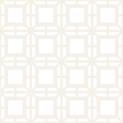 Abstract geometric lines lattice pattern. Seamless vector background. Subtle simple repeating texture.