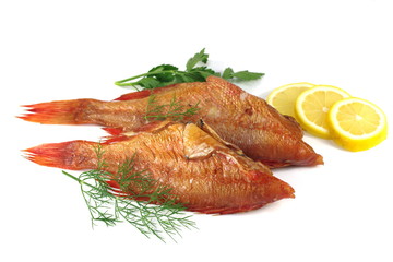smoked salwater red fish