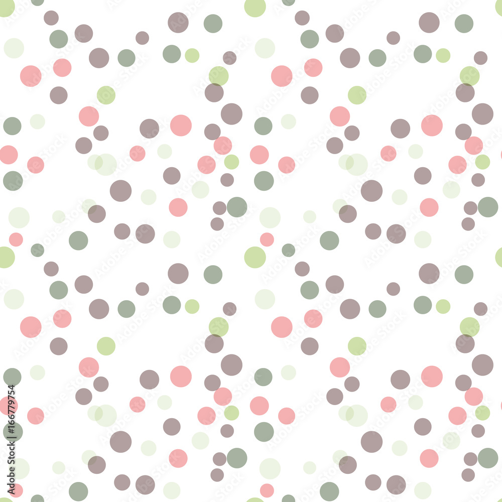 Poster Modern Abstract Vector  Confetti Background. Seamless  dots pattern. Festive party repeat.