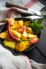 Organic food concept