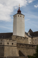 Fototapeta na wymiar Medieval Forchtenstein castle, Austria