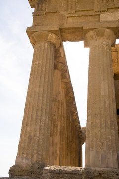 Ruins of Concord Temple in Agrigento