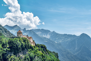 Naklejka premium Vaduz Castle - Liechtenstein