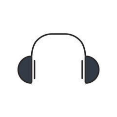 Head Set Logo Icon vector