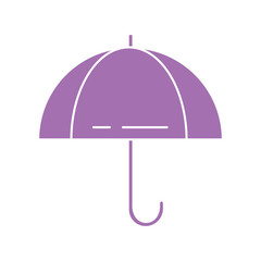 Umbrella logo icon vector
