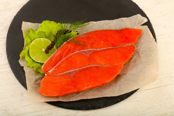 Salted salmon