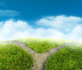 fork at roads concept