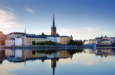 The Riddarholmen Church in Stockholm Sweden
