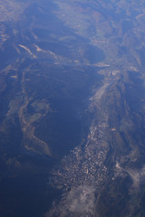 Mountains seen from the plane