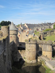 Fototapeta premium Château Fougères Bretagne Forteresse