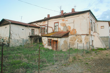 Fototapeta na wymiar Abandoned spring house near Chernobyl