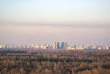 Panoramic view of Kyiv