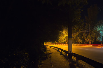 Night motion on urban streets