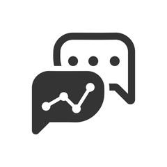 Business Graphical Discussion Icon