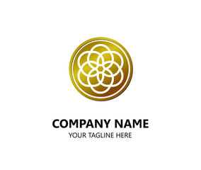 logo Ornaments gold elegant