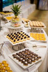 wedding catering food. Dessert