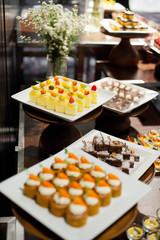 wedding catering food. Dessert
