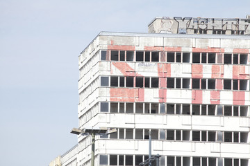Hochhaus, Plattenbau  in  Berlin-Mitte
