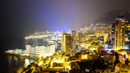 Fototapeta na wymiar Monaco (night)