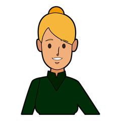 woman face chef restaurant worker person character