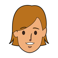 woman young character female profile