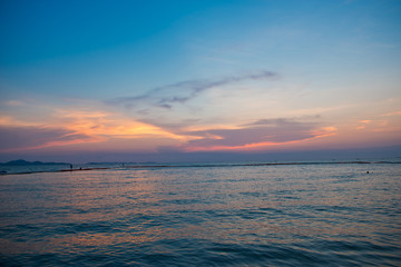 Obraz premium sunset at sea