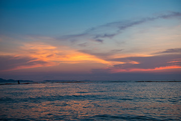 Obraz premium sunset at sea