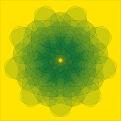 Arabic color mandala