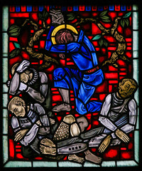 Stained Glass in Worms - Garden of Gethsemane