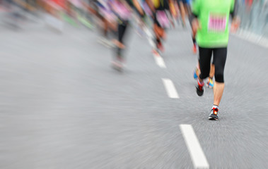 Marathon Läufer