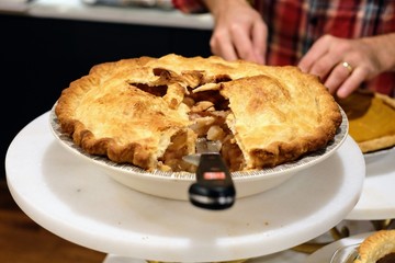 Home made apple pie