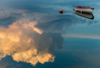 Boat and sky
