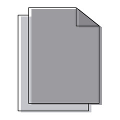 blank paper sheets page file document