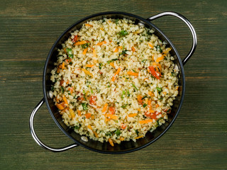 Garlic and Ginger Cauliflower Rice