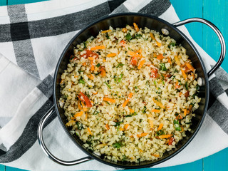 Garlic and Ginger Cauliflower Rice