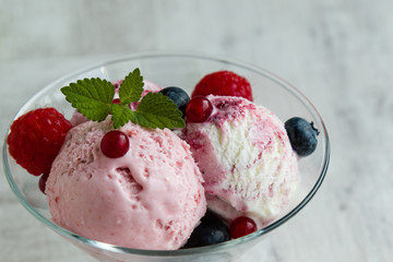 fruit ice cream