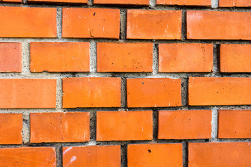 Obraz premium orange brick wall old building