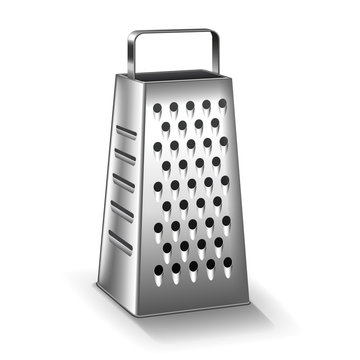 Grater Isolated On White Vector