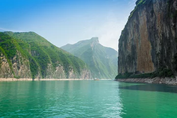 Cercles muraux Rivière Gorges de Qutang vers le barrage des Trois Gorges, Chine