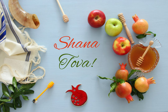 Rosh hashanah (jewish New Year holiday) concept