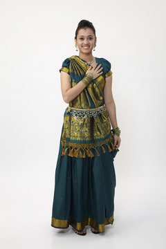 Indian woman with saree