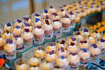 wedding catering food. cocktail food. dessert