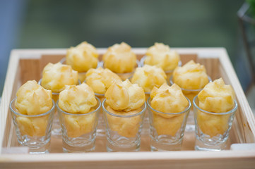 wedding catering food. cocktail food. dessert