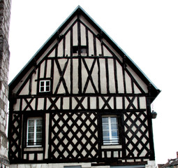 Maison à pan de bois
