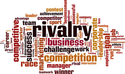 Rivalry word cloud