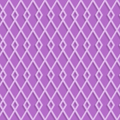 Seamless rhombuses pattern on a lilac background