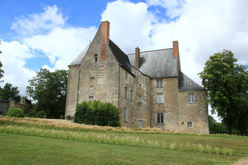 Fototapeta na wymiar Balzac au Château de Saché