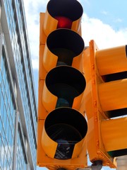 Big Yellow Street Light In The City 