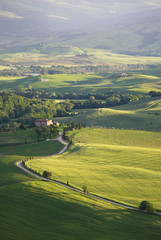 View from the ramparts of the city of Pienza